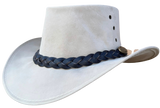 Outback Survival Gear - Kangaroo Leather Hats - Bone K1002