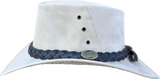 Outback Survival Gear - Kangaroo Leather Hats - Bone K1002