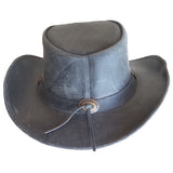 Outback Survival Gear - Broken Hill Old West Hat - Black H9002