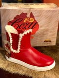 Juliet Slip on Leather Boots Outback Survival Gear Red