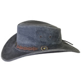Outback Survival Gear - Broken Hill Old West Hat - Black H9002