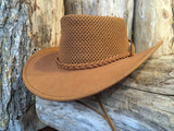 Outback Survival Gear Squashy Cooler "Soaker" Hat in Tan