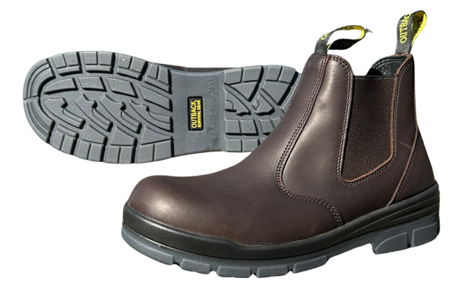 leather gear Aussie Leather Boots Soft Toe Brown - Outback Survival Gear