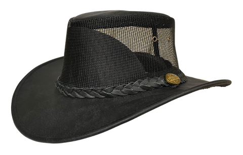 Outback Survival Gear - Maverick Cooler Hats - Black Coal H4203
