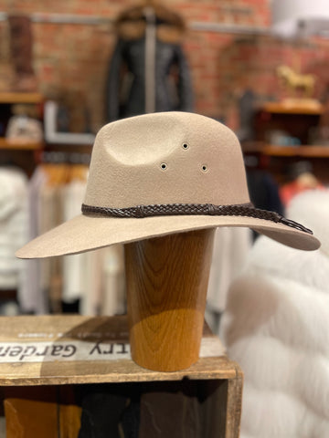 australian gear 100% Australian Wool Hat in BEIGE Nullarbor by Outback Survival Gear – Outback Survival Gear LLC