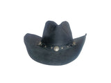OUTBACK SURVIVAL GEAR- Nashville Cowboy Hat- Distressed Black-H7102