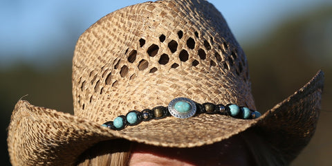 Outback Survival Gear Raffia Straw hat in tan Western concert hat for girls website 