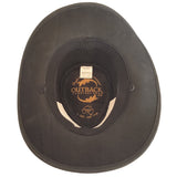 Outback Survival Gear - "Buffalo Bill" Waxy Cowboy Hat - Black H9102