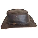 Outback Survival Gear Buffalo Leather Hats - Brown H3001