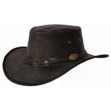 Outback Survival Gear - Pindari Leather Hats - Coffee Rock H8001