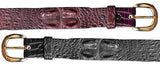 Genuine Australian Saltwater Hornback Crocodile Leather Belt