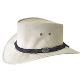 Outback Survival Gear - Kangaroo Leather Hats - Bone K1002